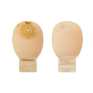 Sacca per ileostomia monopezzo dansac novalife 1 aperta soft convex easyview midi opaca ritagliabile 15-24 mm capacita'  350 ml chiusura in velcro 10 pezzi