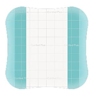 Medicazione speciale attiva trasparente con idrocolloide comfeel plus 10x10 cm 10 pezzi