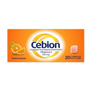 Cebion masticabile arancia vitamina c 500 mg 20 compresse