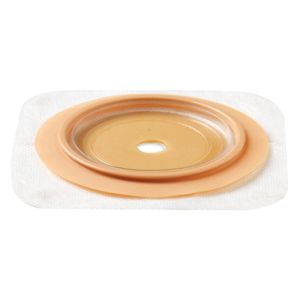 Placca natura+ piana ritagliabile in idrocolloide stomahesive e cerotto poroso flangia 70 mm 5 pezzi