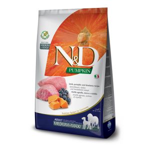 N&d gf pumpkin lamb&blueberry adult medium&maxi 12 kg