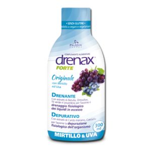 Drenax forte originale con mirtillo e uva 300 ml