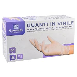 Guanti vinile senza polvere small 100 pezzi gammadis