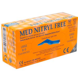 Guanti nitrile senza polvere large 100 pezzi gammadis
