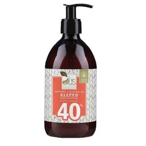 Alus olive & laurel sapone liquido di aleppo 40% 500 ml