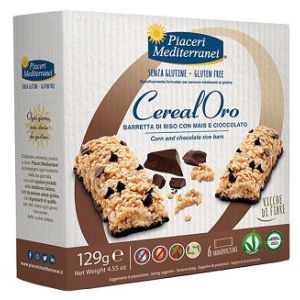 Piaceri mediterranei barretta di riso con mais e cioccolato 129 g