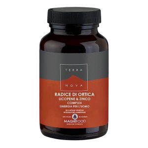 Terranova radice ortica licopene zinco sinergia uomo 50 capsule
