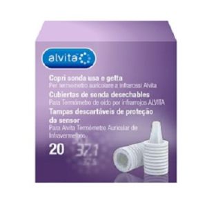 Alvita copri sonda usa e getta per termometro ad infrarossi 20 pezzi