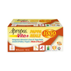 Apropos vita+ pappa reale 1000mg 10 flaconcini da 10 ml