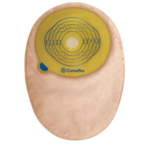 Sacca per colostomia esteem+ fondo chiuso ritagliabile con finestra 20-70 mm grande 30 pezzi