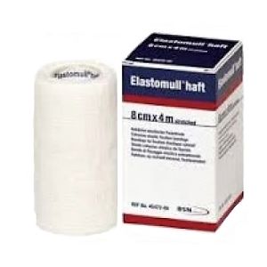 Benda elastica autoadesiva elastomull haft compressione forte 8x400 cm