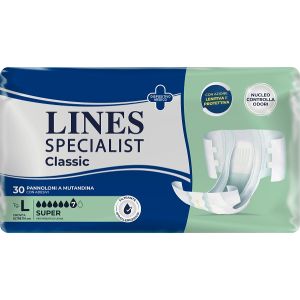 Pannolone a mutanda lines specialist classic super mg 30 pezzi