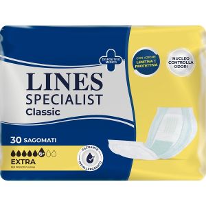 Pannolone lines specialist classic sagomato extra 30 pezzi