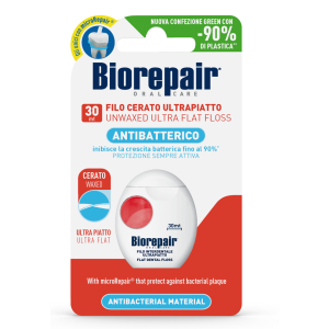 Biorepair oral care antibatterico filo non cerato ultrapiatto denti sensibili 25+5 metri