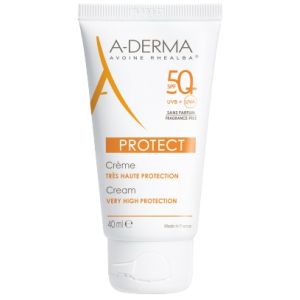 Aderma a-d protect crema senza profumo 50+ 40 ml