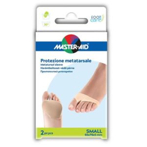 Protezione in gel e tessuto  master-aid footcare per metatarso small 2 pezzi g2