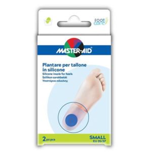 Talloniera in due tipologie di silicone master-aid footcare small 2 pezzi f2