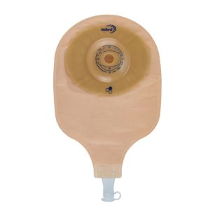Sacca per urostomia trasparente ritagliabile aurum profile uro maxi diametro 13-48 mm inizio convessita' 48 mm 10 pezzi