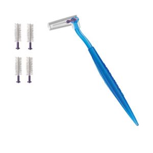 Curaprox cps regular cps 18 con 4 scovolini + supporto