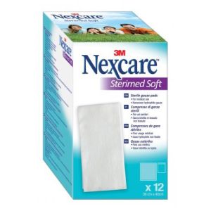 Garza compressa sterile nexcare sterimed soft 18x40 cm mul tilingual 12 pezzi