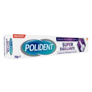 Polident super tenuta+sigillante adesivo protesi dentale 70 g