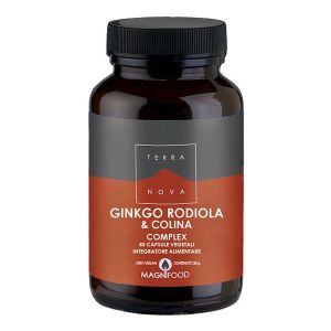 Terranova ginkgo/rodiola/colina complex 50 capsule