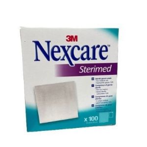 Garza compressa nexcare sterimed in cotone 20 fili 18x40cm multilingual 100 pezzi