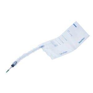 Catetere vescicale autolubrificante liquick x-treme plus rivestimento idrofilo con sacca raccogli urina diametro ch12 lunghezza 43 cm punta ergothan 2 fori sfalsati 30 pezzi