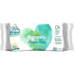 Wipes pampers protezione pura naturello 52 salviette