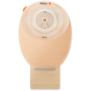Dansac novalife tre 1 sacca aperta opaca convex midi per ileostomia con finestra ritagliabile 15-46 mm 350 ml 10 pezzi