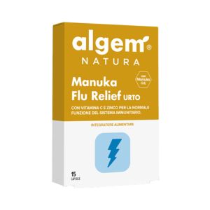 Algem manuka flu relief urto 15 capsule
