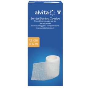 Benda elastica autoadesiva alvita 12x4cm