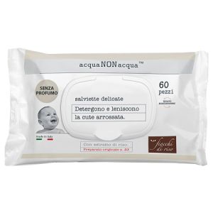Fiocchi di riso acqua non acqua senza profumo 60 salviette