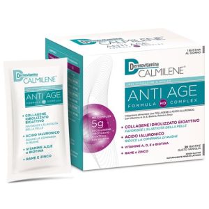 Dermovitamina calmilene antiage ia a base di collagene e acido ialuronico polvere 30 bustine gusto vaniglia