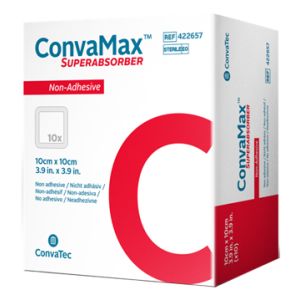 Medicazione avanzata convamax superabsorber non-adhesive 15x15 cm 10 pezzi