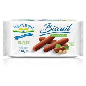Happy farm biscuit nocciola 120 g