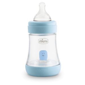 Chicco biberon perfect 5 boy 150 ml in silicone 1 foro
