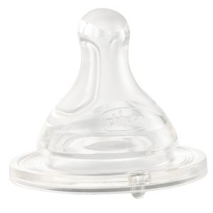 Chicco tettarella perfect 5 4m in silicone 3 fori 2 pezzi