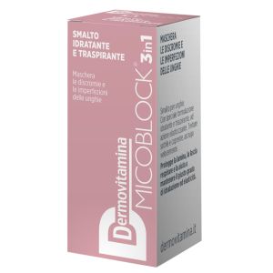 Dermovitamina micoblock 3 in 1 smalto idratante e traspirante nude 5 ml