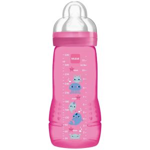 Mam easy active biberon 4+ 330 ml tettarella 3 femmina