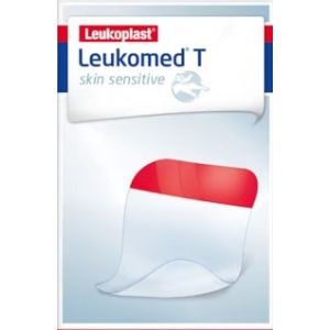 Leukomed t skin sensitive medicazione post-operatoria trasparente con massa adesiva in silicone 7,2x5 cm 5 pezzi