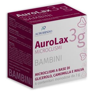 Microclismi per bambini aurolax 6 contenitori 3 g