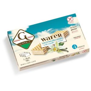 Wafer con crema alla vaniglia 4 porzioni x 45 g