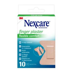 Cerotto preparato nexcare finger plasters nfp001w 44,5x51 mm