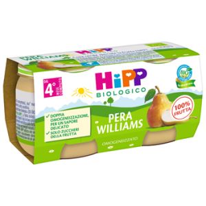 Hipp bio omogeneizzato pera williams 2 x 80 g