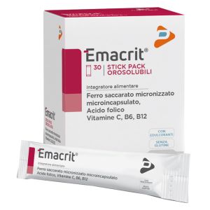 Emacrit orosolubile 30 stick pack