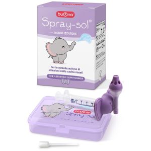 Buona spray-sol nebulizzatore spray sol + ago cannula + siringa luer lock da 5 ml + elefantino copri-siringa + contenitore