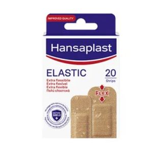 Hansaplast elastic/fabric 20 strips assortiti