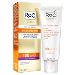 Roc fluido solare viso spf 50+ antimacchie brune  50 ml