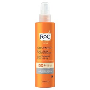 Roc lozione spray solare corpo spf 50+ elevata tollerabilita' 200 ml